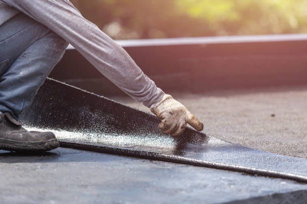 Professional Exterior Waterproofing technician working in Windsor, NJ